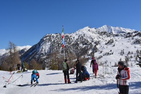 Sullo sfondo a destra Roc de Boucher